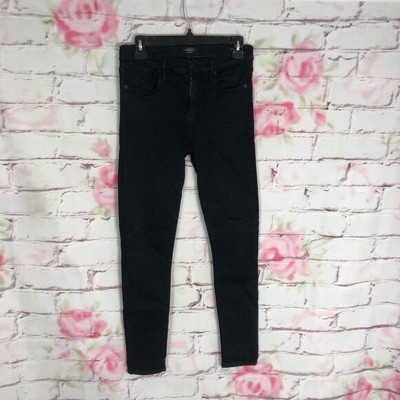 🔥5 for $25 sale🔥 AGOLDE Sophie Skinny in Luxe black - Picture 3 of 13